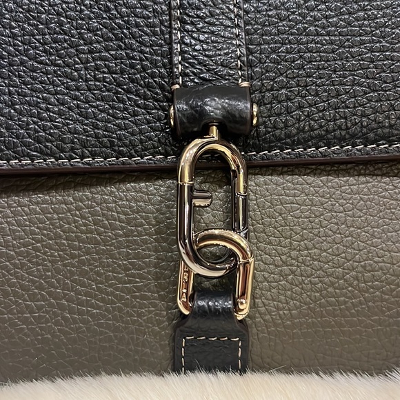 New Furla Narciso two tone leather crossbody bag - Picture 3 of 8